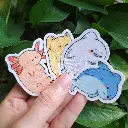 Hanging Animals Stickers 