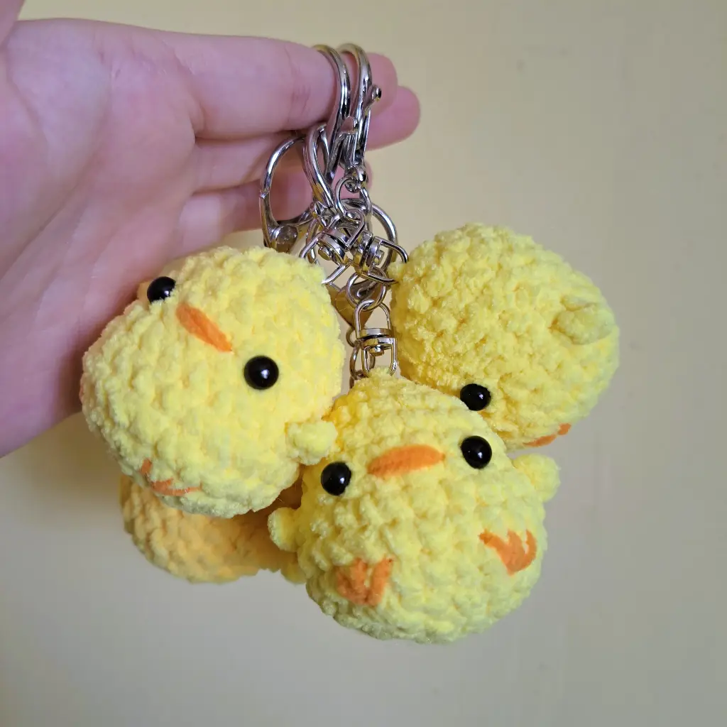 Crochet Chicks Keychain