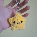 Crochet Star Keychain