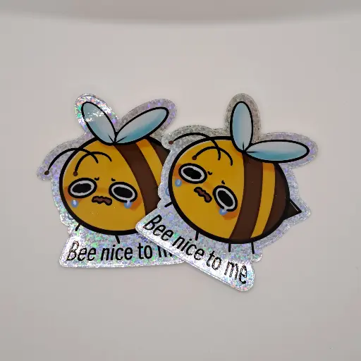 Bee nice to me Sticker