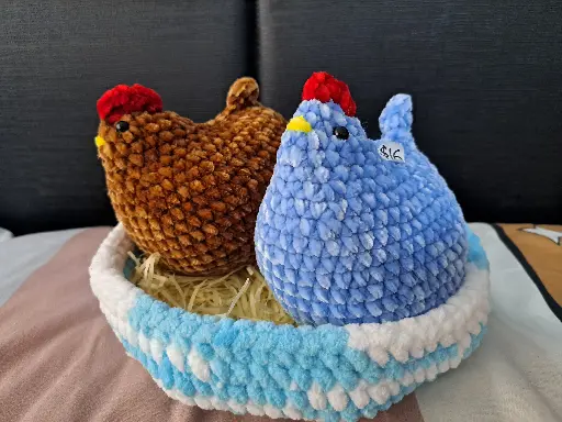Crochet Chickens Plush