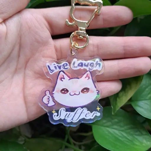 Live Laugh Suffer Cat
