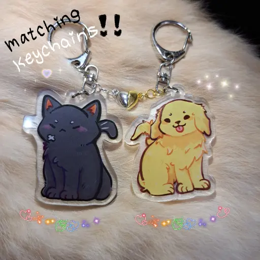 Matching Animal Keychains