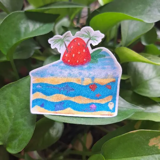 Ocean Cake Sticker