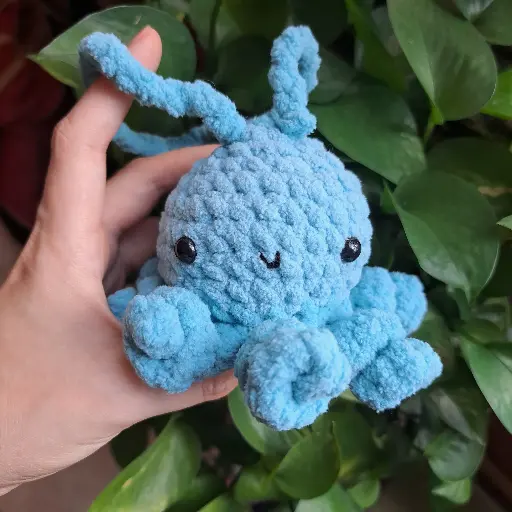 Crochet Octopus (Bigger) Keychain